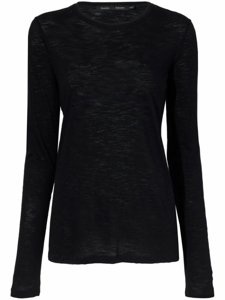 Proenza Schouler jersey long-sleeved T-shirt - Black Cover