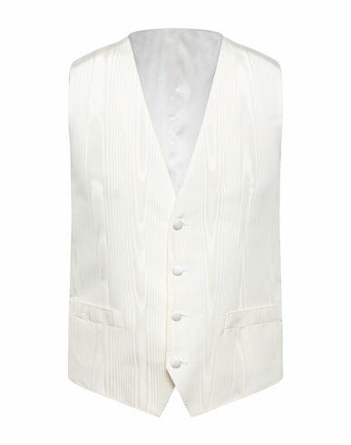 Dolce & gabbana Man Tailored Vest Ivory Silk Cover