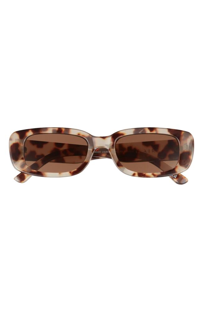 AIRE Ceres 51mm Rectangular Sunglasses in Cookie Tort /Brown Mono Cover