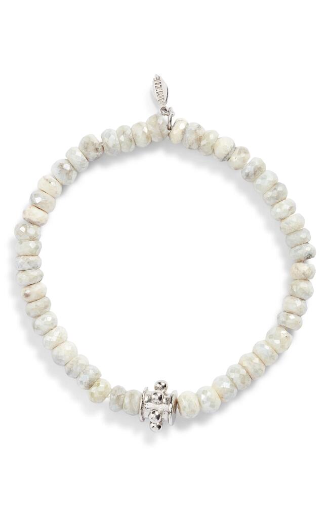 Anzie Bohème Beaded Stone Bracelet in White Cover