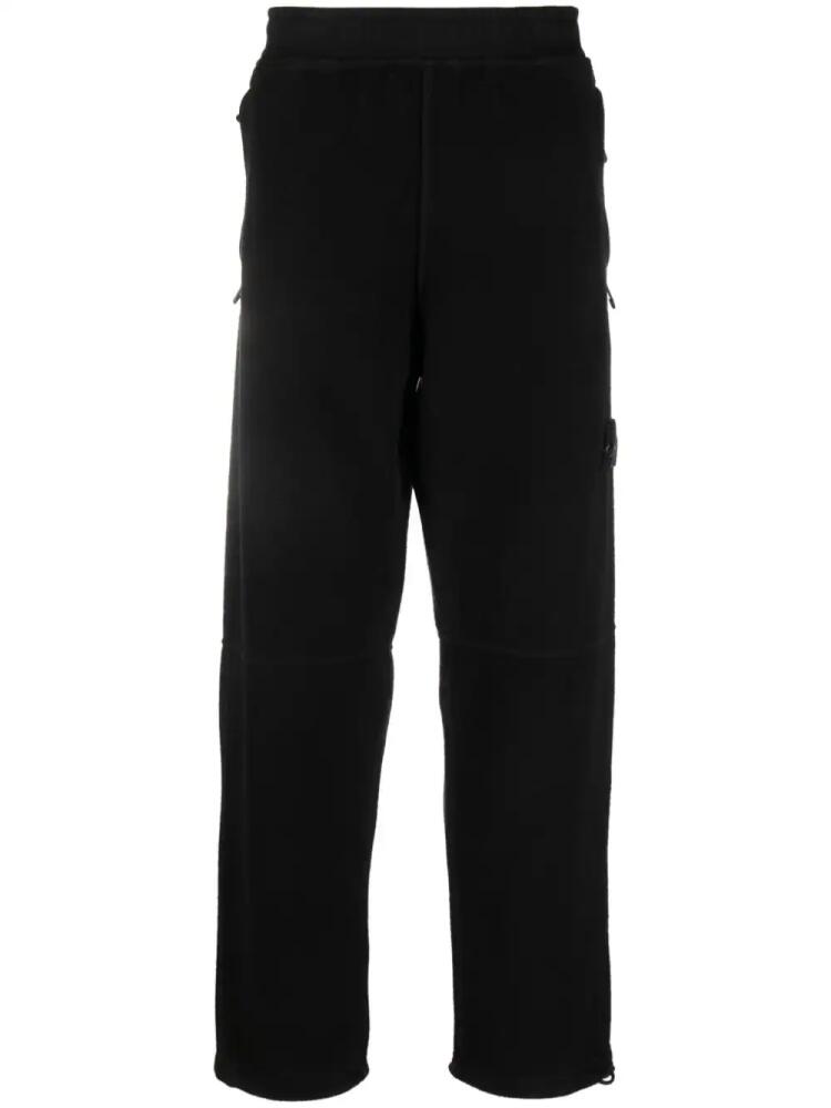 Stone Island Compass-badge fleece trousers - Black Cover