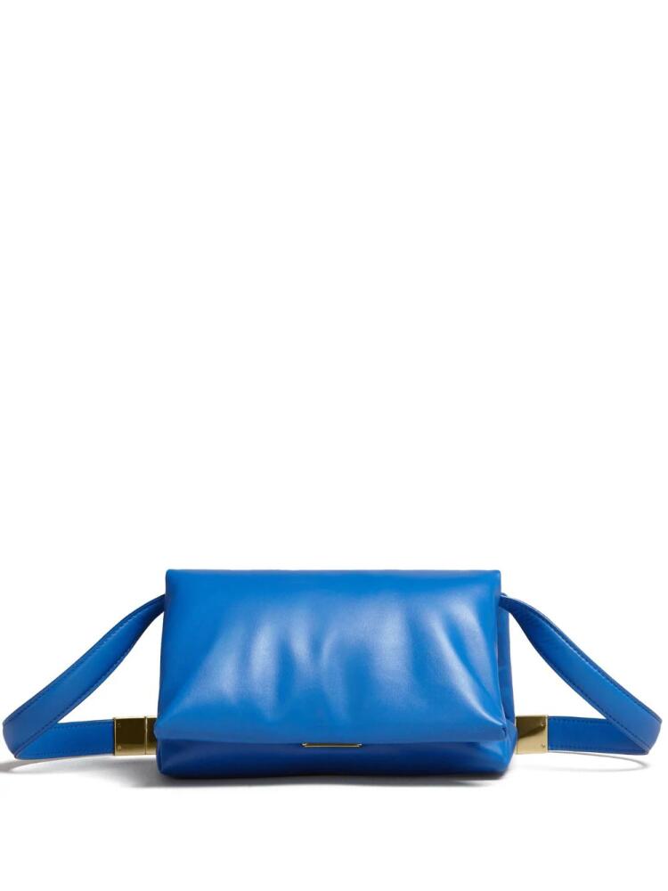 Marni Prisma leather shoulder bag - Blue Cover