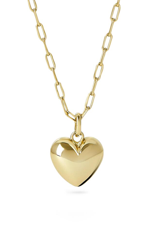 Ana Luisa Puffed Heart Necklace - Lev in Gold Cover