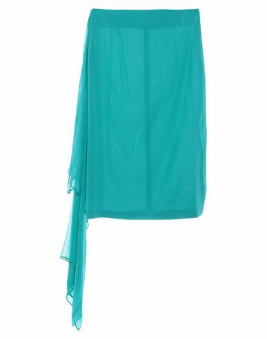 Jucca Woman Midi skirt Turquoise Viscose, Elastane Cover