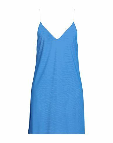 Fisico Woman Mini dress Blue Polyamide, Elastane Cover