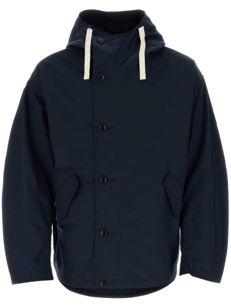 Nanamica long-sleeved hooded jacket - Blue Cover