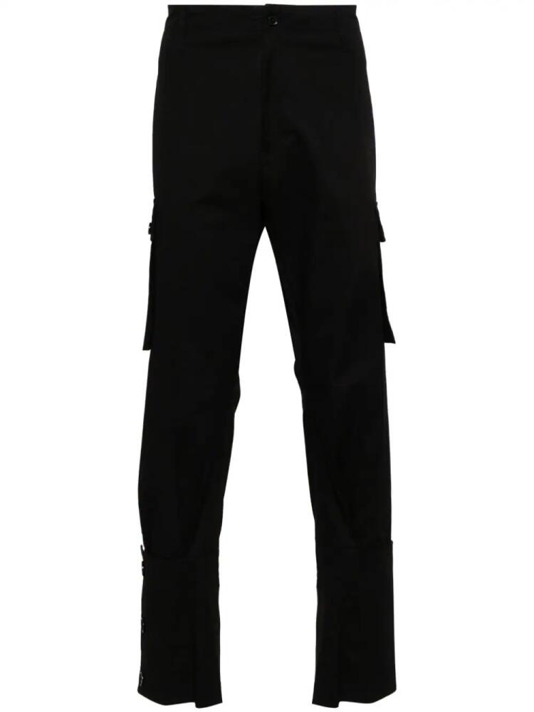 Yohji Yamamoto tapered cargo trousers - Black Cover