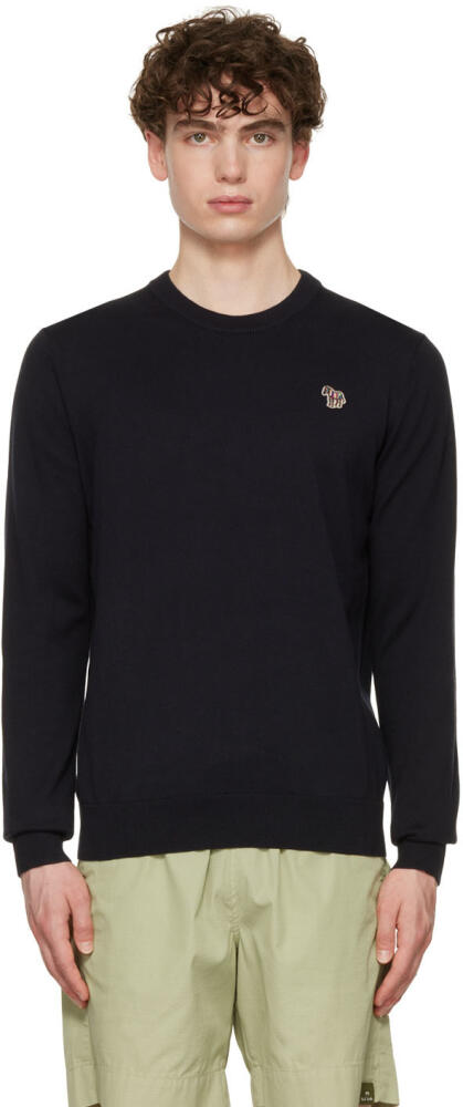 PS by Paul Smith Navy Zebra Sweater Cover