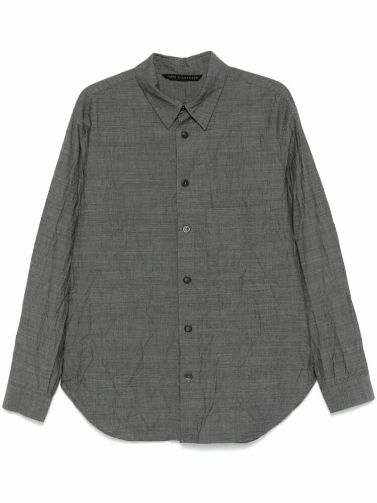 Forme D'expression crinkled shirt - Grey Cover