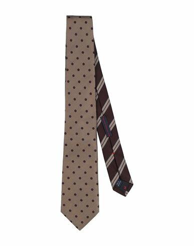 Franco Bassi Man Ties & bow ties Khaki Silk Cover