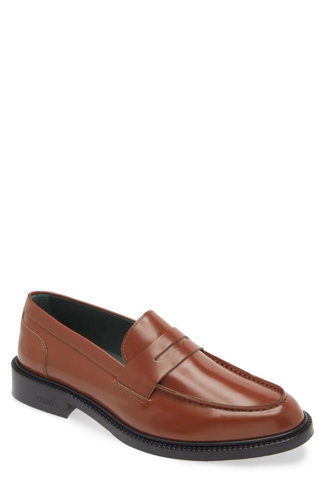 VINNY'S Townee Penny Loafer in Cognac Cover