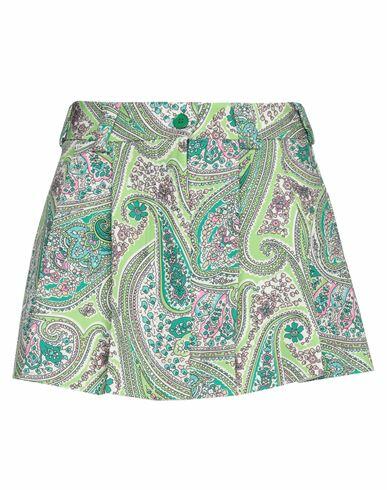 Vicolo Woman Mini skirt Emerald green Acetate, Viscose Cover