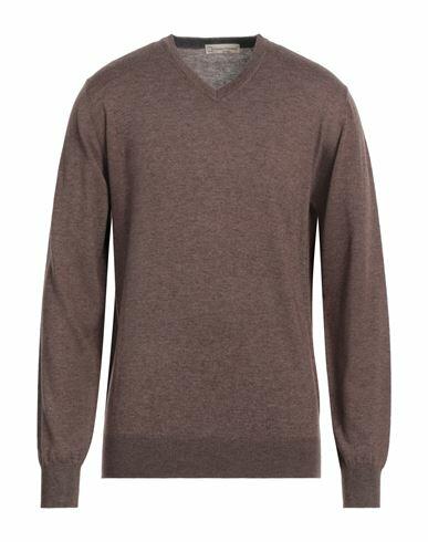 Cashmere Company Man Sweater Cocoa Wool, Cashmere, Silk, Nylon Cover