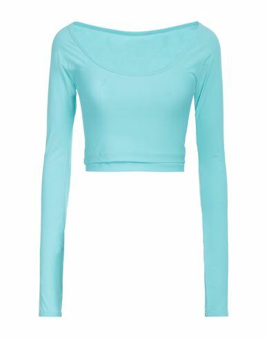 Sunnei Woman Top Sky blue Polyamide, Elastane Cover