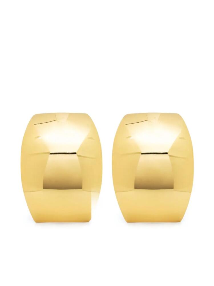 Federica Tosi oval-design polished earrings - Gold Cover