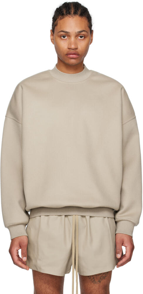 Fear of God Taupe Crewneck Sweater Cover