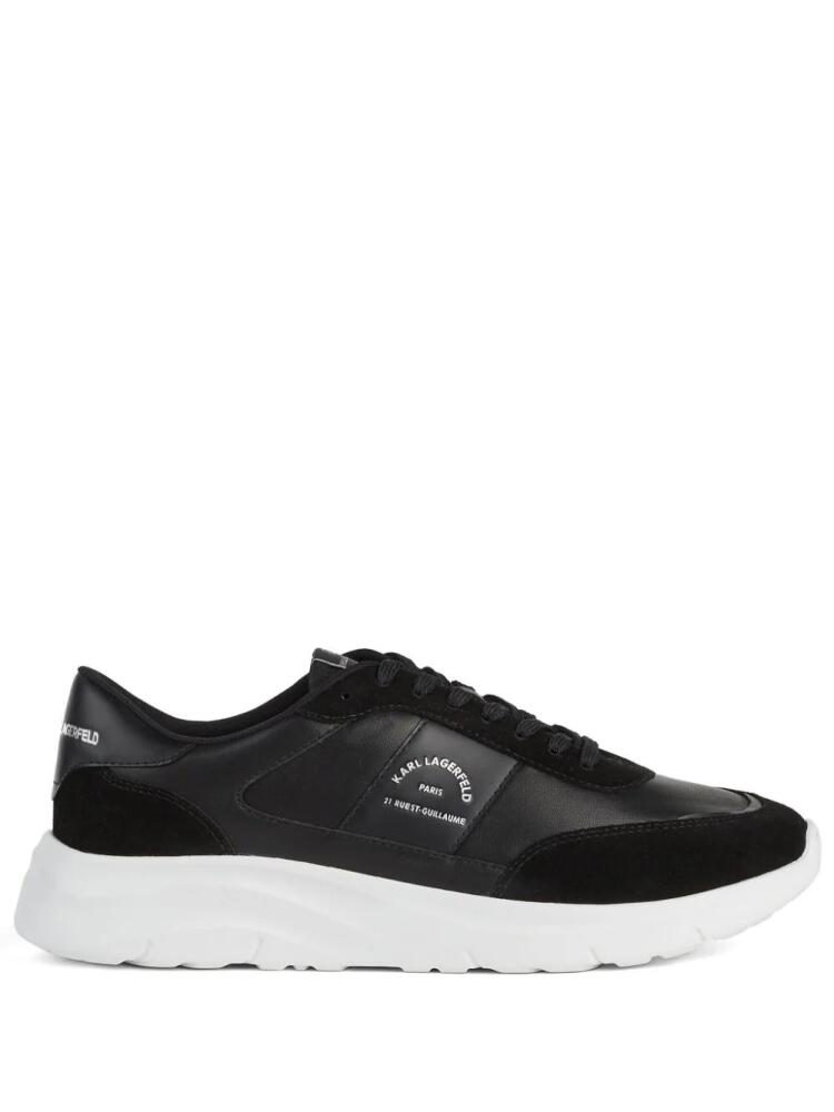 Karl Lagerfeld Rue St-Guillaume Serger leather trainers - Black Cover