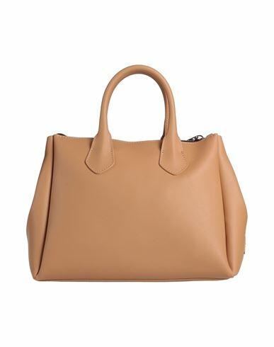 Gum Design Woman Handbag Camel Rubber Cover