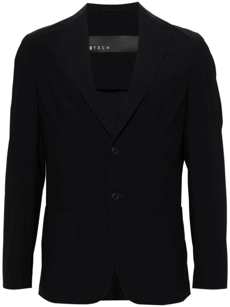 Boggi Milano logo-engraved buttons blazer - Blue Cover