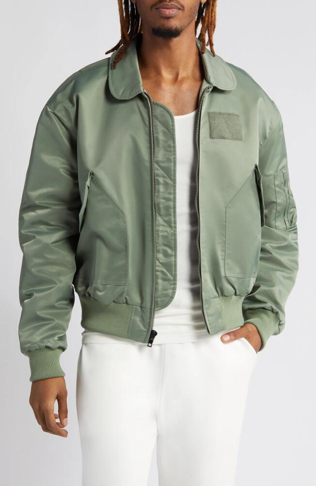 Elwood Flight Jacket in Sage Cover