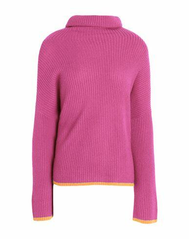 Max & co. Woman Turtleneck Fuchsia Cashmere Cover