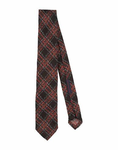 Franco Bassi Man Ties & bow ties Cocoa Wool, Cotton, Silk Cover