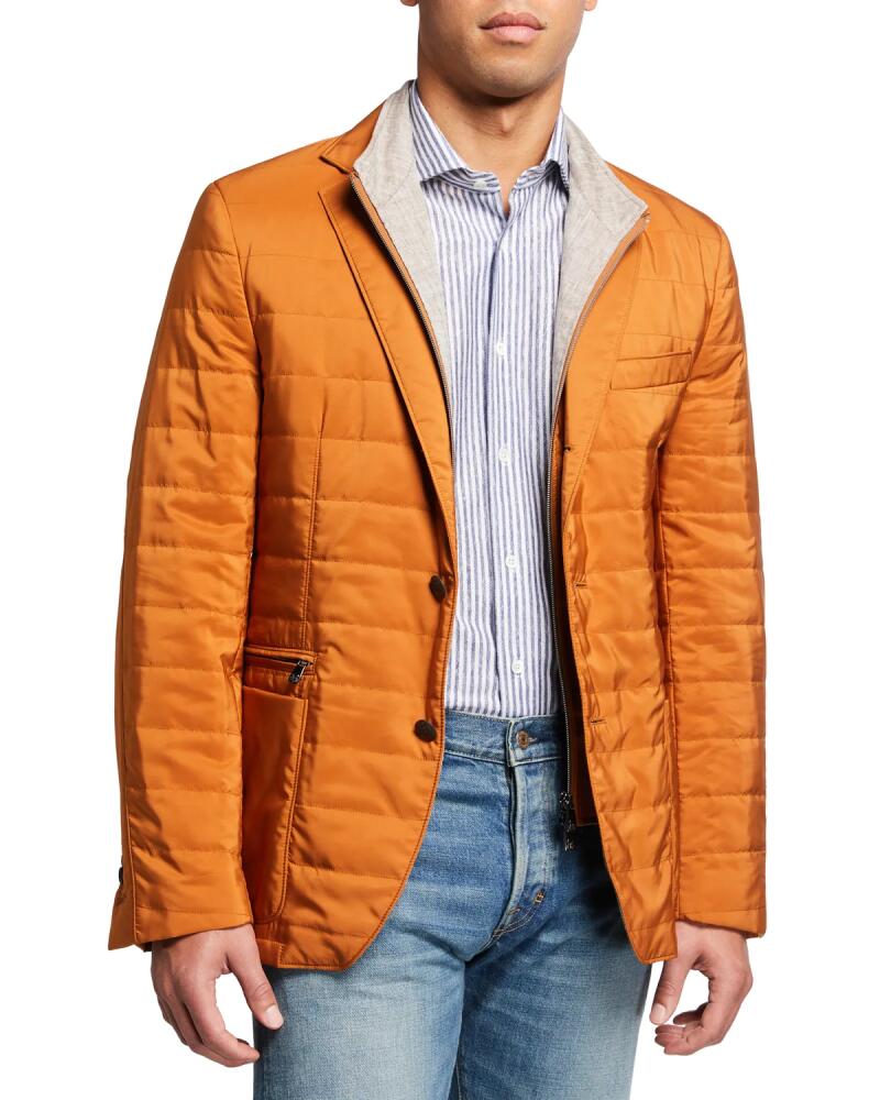 Corneliani Men's Quilted Milestone Sport Jacket Cover