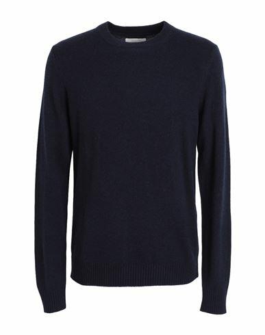 Jack & Jones Man Sweater Midnight blue Lambswool Cover