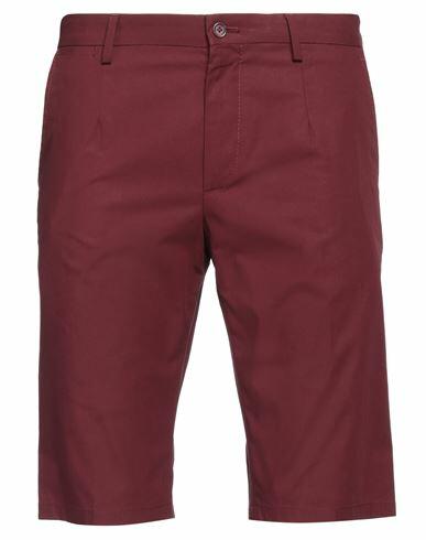 Dolce & gabbana Man Shorts & Bermuda Shorts Burgundy Cotton, Polyester, Polyamide Cover