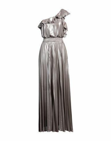 Soallure Woman Maxi dress Grey Polyester Cover