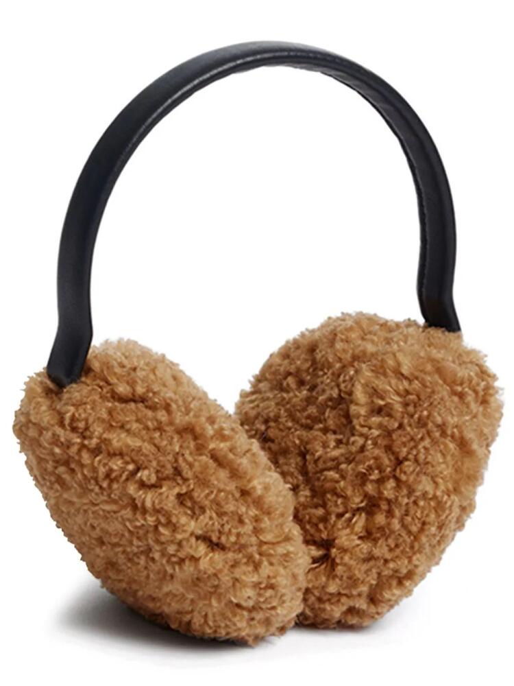 Apparis faux-shearling earmuffs - Neutrals Cover