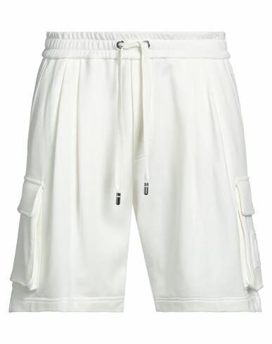 Dolce & gabbana Man Shorts & Bermuda Shorts White Cotton, Polyester Cover