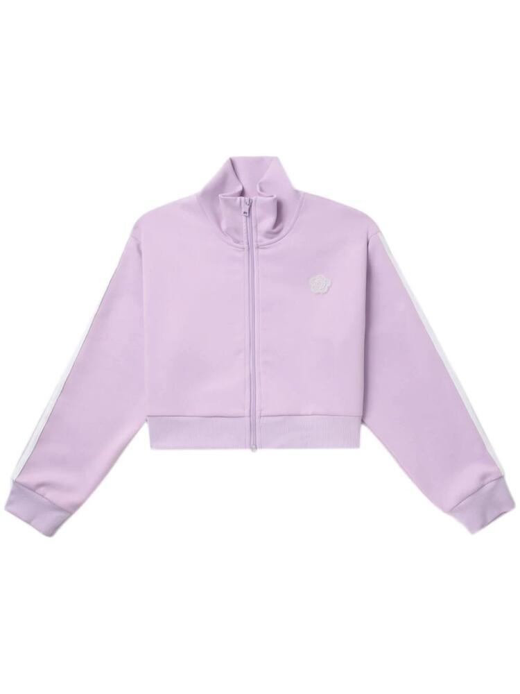 CHOCOOLATE logo-appliqué track jacket - Purple Cover