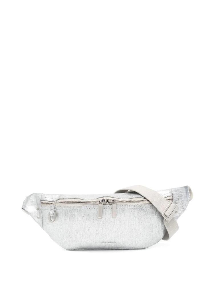 Rick Owens Geo metallic belt bag - Grey Cover