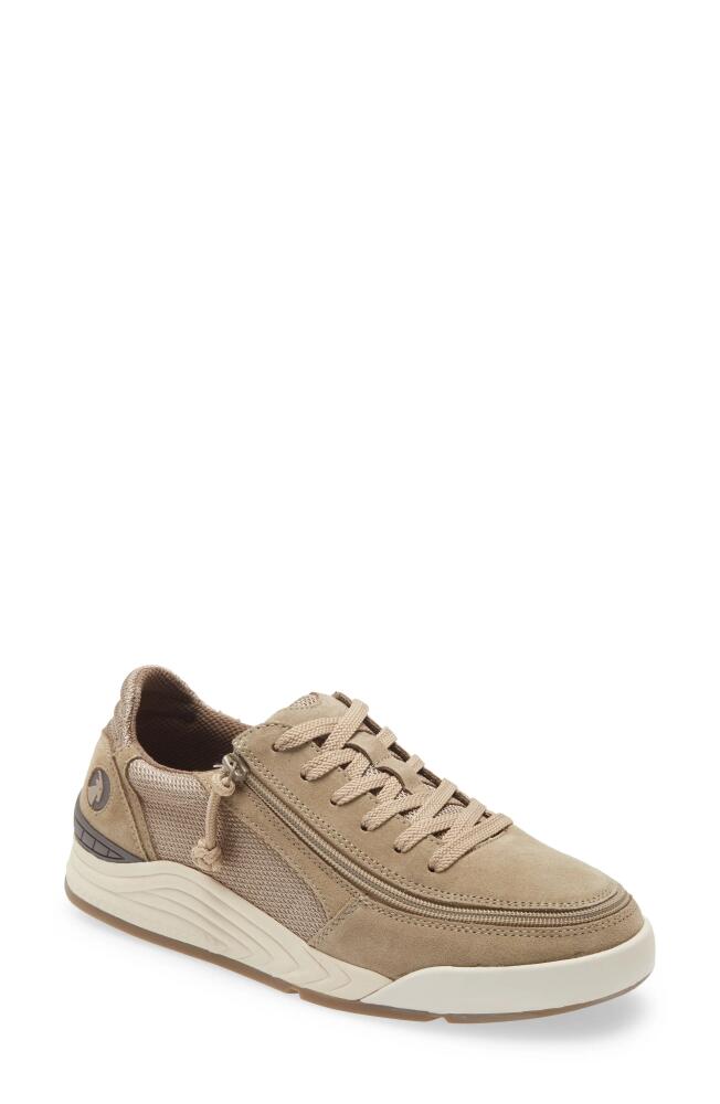 BILLY Footwear Comfort Classic Zip Around Low Top Sneaker in Tan/Taupe Cover