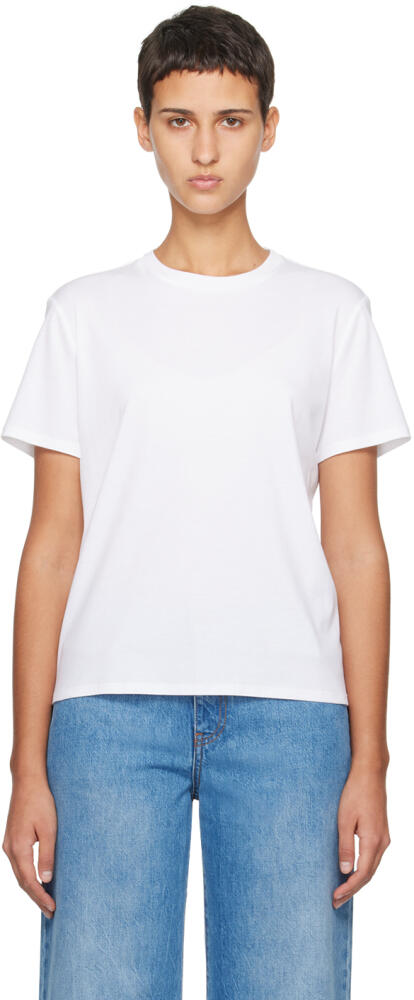 The Row White Wesler T-Shirt Cover