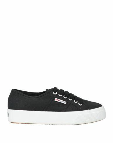 Superga Woman Sneakers Black Textile fibers Cover