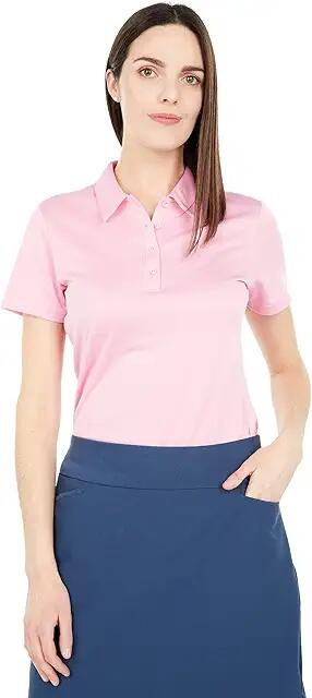 adidas Golf Tournament Primegreen Polo Shirt (Pink 1) Women's Clothing Cover