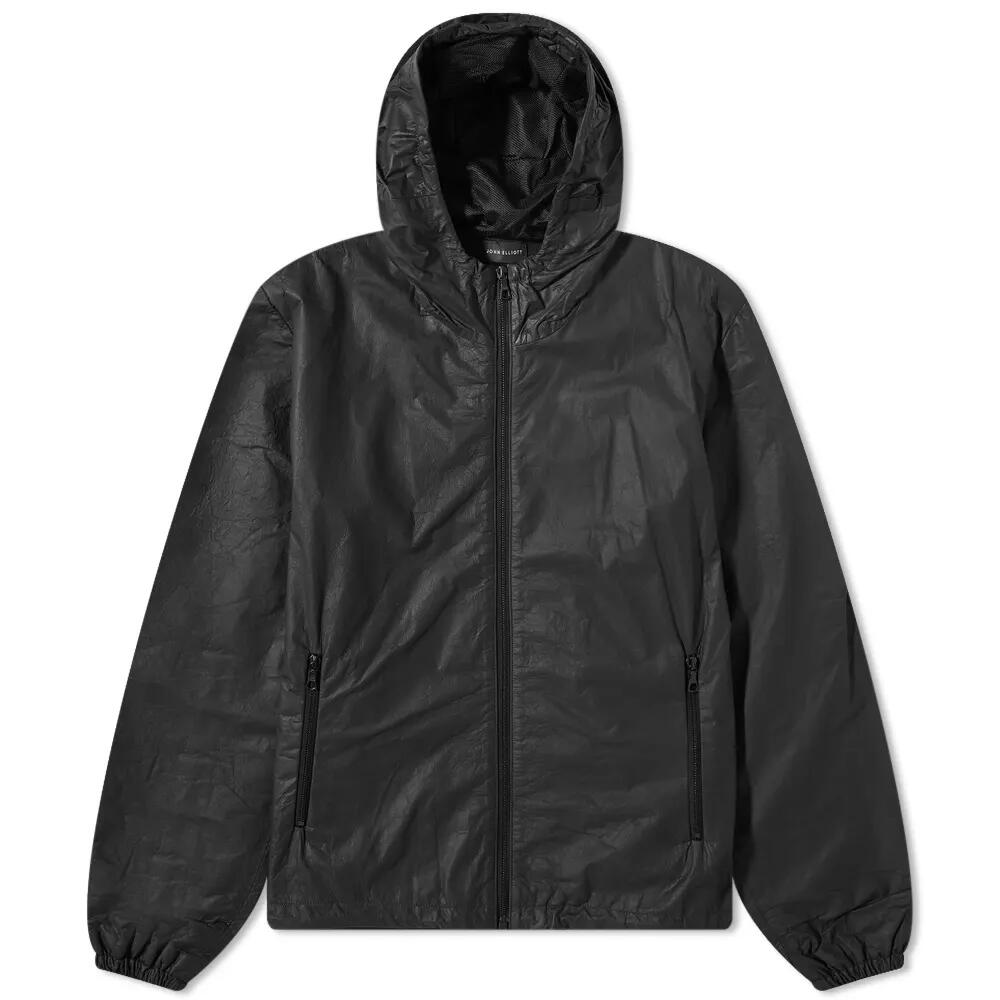 John Elliott Men's Leather Full Zip Jacket in Black Cover