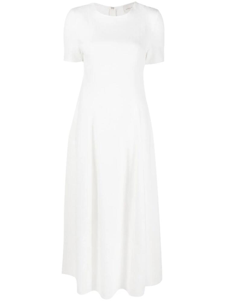 Loulou Studio short-sleeve midi dress - White Cover