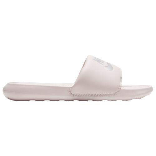 Nike Victori One Slides - Womens Soccer Shoes Pink/Silver Cover