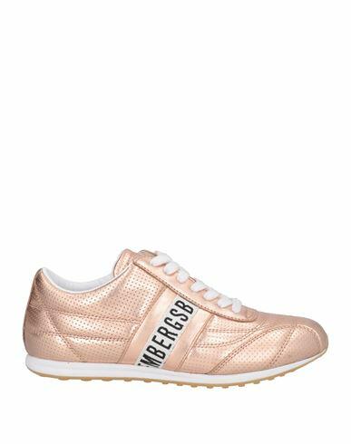 Bikkembergs Woman Sneakers Rose gold Soft Leather Cover