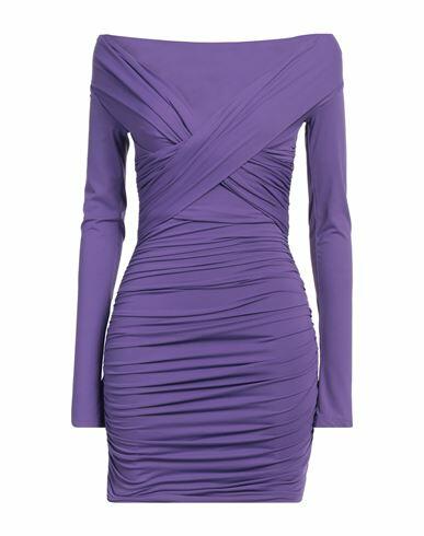 Aniye By Woman Mini dress Purple Polyamide, Elastane Cover