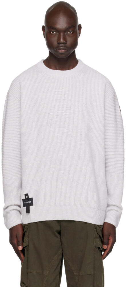 Moncler Gray Crewneck Sweater Cover