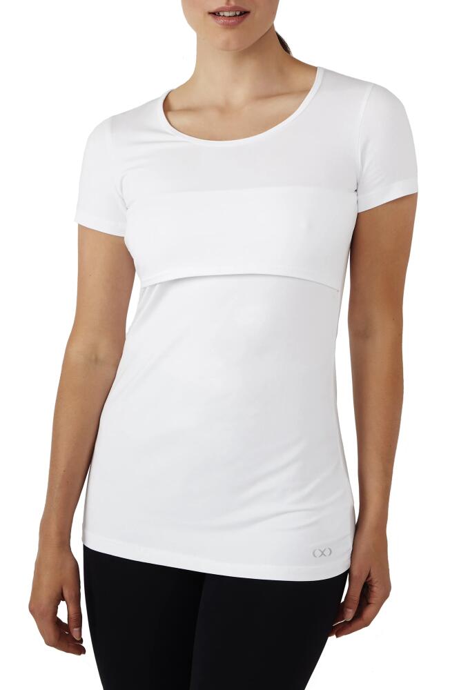 Modern Eternity Maternity/Nursing Tee in White Cover