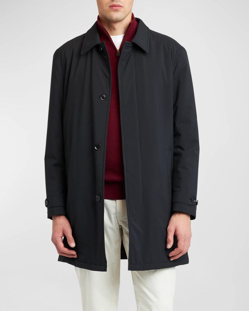 Brioni Men's Technical Fabric Car Coat Cover