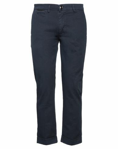 Pmds Premium Mood Denim Superior Man Pants Navy blue Cotton, Elastane Cover