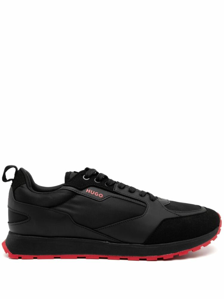 HUGO branded accents trainers - Black Cover