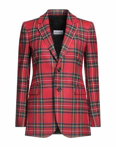 Red Valentino Woman Blazer Red Virgin Wool Cover