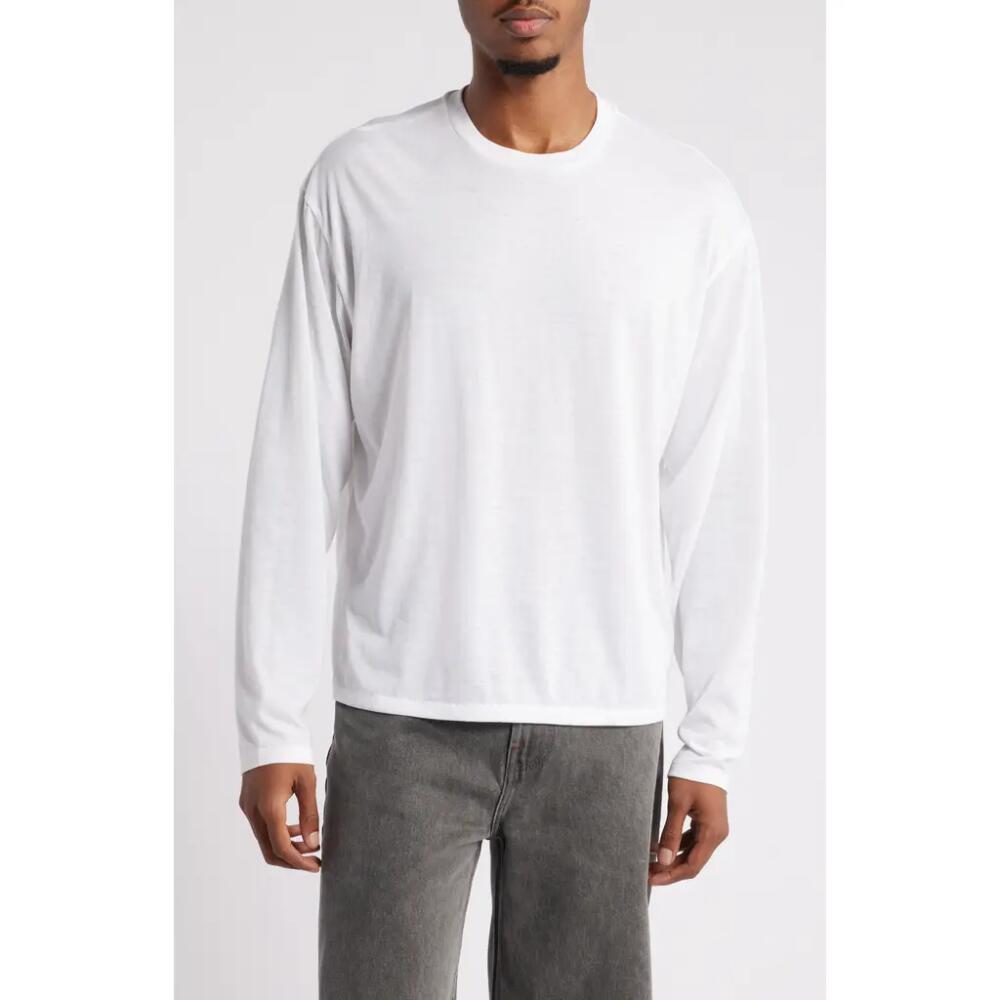 Elwood Burnout Long Sleeve T-Shirt in Bright White Cover